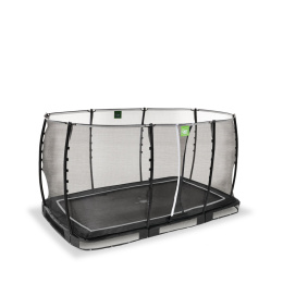 Trampolina naziemna Allure Classic 214x366cm czarna Exit