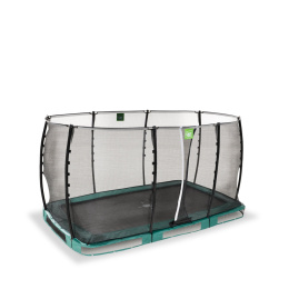 Trampolina naziemna Allure Classic 214x366cm zielona Exit