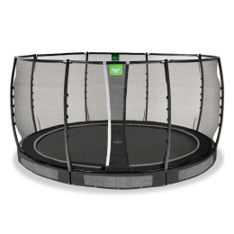 Trampolina naziemna Allure Premium ø427cm czarna Exit