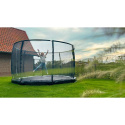 Trampolina naziemna Allure Premium ø427cm czarna Exit