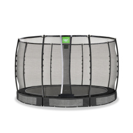 Trampolina naziemna Allure Premium ø366cm czarna Exit