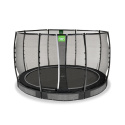 Trampolina naziemna Allure Premium ø366cm czarna Exit