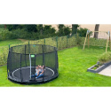 Trampolina naziemna Allure Premium ø366cm czarna Exit