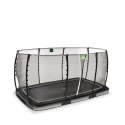 Trampolina naziemna Allure Classic 244x427cm czarna Exit