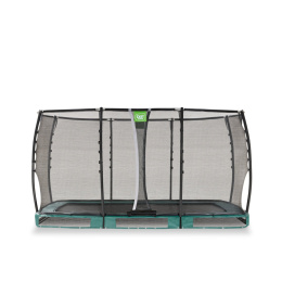 Trampolina naziemna Allure Premium 214x366cm zielona Exit